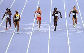 (PARIS2024) FRANCE-PARIS-OLY-ATHLETICS-100M-WOMEN