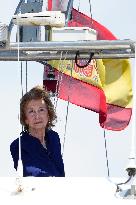 Queen Sofia At Copa del Rey Regatta - Mallorca