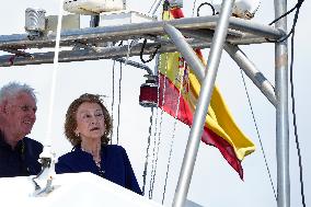 Queen Sofia At Copa del Rey Regatta - Mallorca