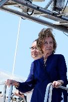 Queen Sofia At Copa del Rey Regatta - Mallorca