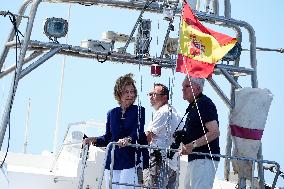 Queen Sofia At Copa del Rey Regatta - Mallorca