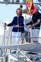 Queen Sofia At Copa del Rey Regatta - Mallorca