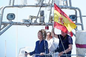 Queen Sofia At Copa del Rey Regatta - Mallorca