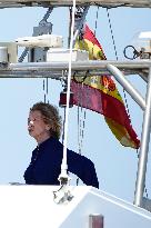 Queen Sofia At Copa del Rey Regatta - Mallorca