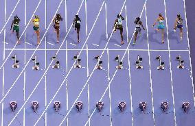 (PARIS2024) FRANCE-PARIS-OLY-ATHLETICS-100M-WOMEN