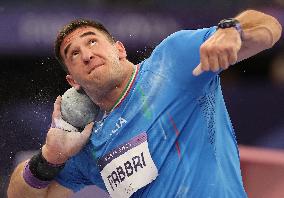 (PARIS2024) FRANCE-PARIS-OLY-ATHLETICS-SHOT PUT-MEN