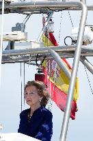 Queen Sofia At Copa del Rey Regatta - Mallorca