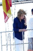 Queen Sofia At Copa del Rey Regatta - Mallorca