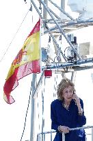 Queen Sofia At Copa del Rey Regatta - Mallorca