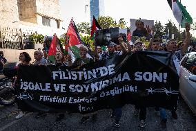 Pro-Palestine Protest Against Israel In Istanbul