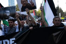 Pro-Palestine Protest Against Israel In Istanbul