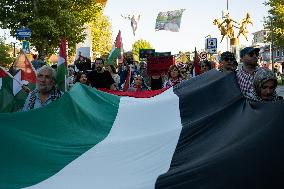 Pro-Palestine Protest Against Israel In Istanbul