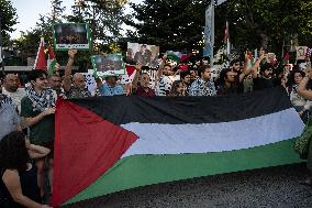 Pro-Palestine Protest Against Israel In Istanbul