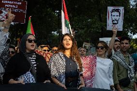 Pro-Palestine Protest Against Israel In Istanbul