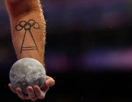 (PARIS2024) FRANCE-PARIS-OLY-ATHLETICS-SHOT PUT-MEN