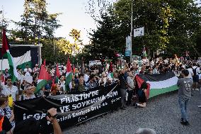 Pro-Palestine Protest Against Israel In Istanbul