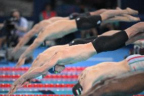 Paris 2024 - 100m Butterfly - Maxime Grousset Competing