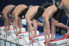 Paris 2024 - 100m Butterfly - Maxime Grousset Competing