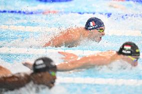 Paris 2024 - 100m Butterfly - Maxime Grousset Competing