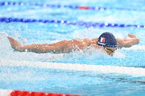 Paris 2024 - 100m Butterfly - Maxime Grousset Competing