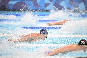 Paris 2024 - 100m Butterfly - Maxime Grousset Competing