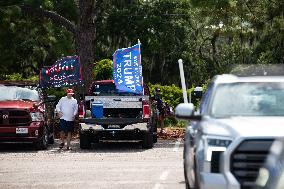 Trump Supporters Participate In The 2024 MAGA Boat Parade In Charleston, SC