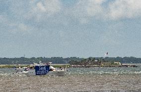 Trump Supporters Participate In The 2024 MAGA Boat Parade In Charleston, SC