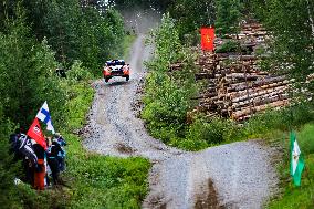 Rally race - Fia World Rally Championship  Wrc Secto Rally Finland  2024