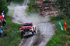 Rally race - Fia World Rally Championship  Wrc Secto Rally Finland  2024