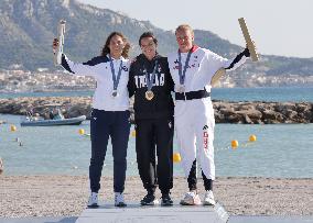 Paris 2024 - Windsurf - Marta Maggetti Of Team Italy Wins Gold