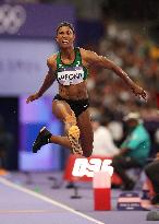 (PARIS2024) FRANCE-PARIS-OLY-ATHLETICS-TRIPLE JUMP-WOMEN