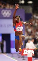 (PARIS2024) FRANCE-PARIS-OLY-ATHLETICS-TRIPLE JUMP-WOMEN