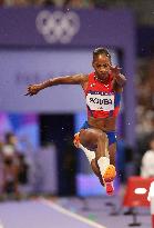 (PARIS2024) FRANCE-PARIS-OLY-ATHLETICS-TRIPLE JUMP-WOMEN