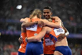 (PARIS2024) FRANCE-PARIS-OLY-ATHLETICS-4X400M RELAY-MIXED