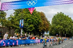 Man Cycling Road – Paris Olympic Games 2024