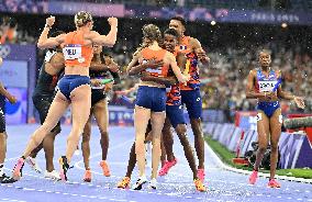 (PARIS2024) FRANCE-PARIS-OLY-ATHLETICS-4X400M RELAY-MIXED