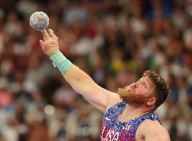 (PARIS2024) FRANCE-PARIS-OLY-ATHLETICS-SHOT PUT-MEN