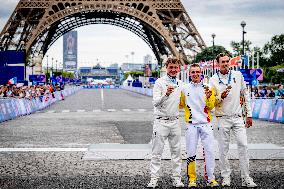 Paris 2024 - Road Race - Team France Wins Bronze And Silver