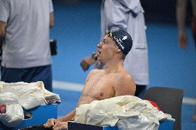 Paris 2024 - Leon Marchand At Mixed 4x100m Medley Relay