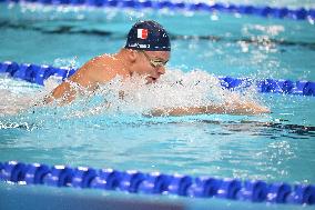 Paris 2024 - Leon Marchand At Mixed 4x100m Medley Relay