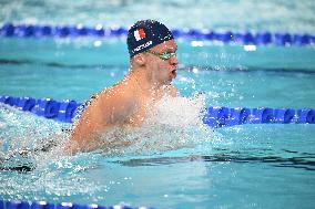 Paris 2024 - Leon Marchand At Mixed 4x100m Medley Relay