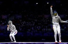 (PARIS2024) FRANCE-PARIS-OLY-FENCING