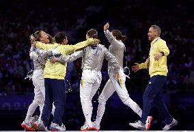 (PARIS2024) FRANCE-PARIS-OLY-FENCING