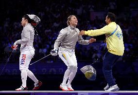 (PARIS2024) FRANCE-PARIS-OLY-FENCING