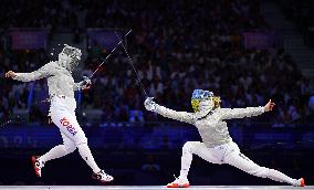 (PARIS2024) FRANCE-PARIS-OLY-FENCING