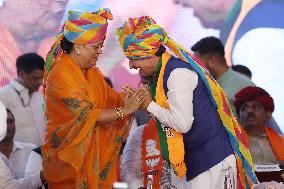 Newly Appointed Rajasthan BJP President Madan Rathore In Jaipur