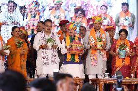 Newly Appointed Rajasthan BJP President Madan Rathore In Jaipur