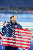 Paris 2024 - 800m Freestyle - Katie Ledecky Wins Gold