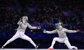 (PARIS2024) FRANCE-PARIS-OLY-FENCING