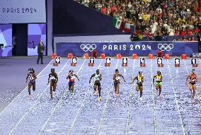 (PARIS2024) FRANCE-PARIS-OLY-ATHLETICS-100M-WOMEN